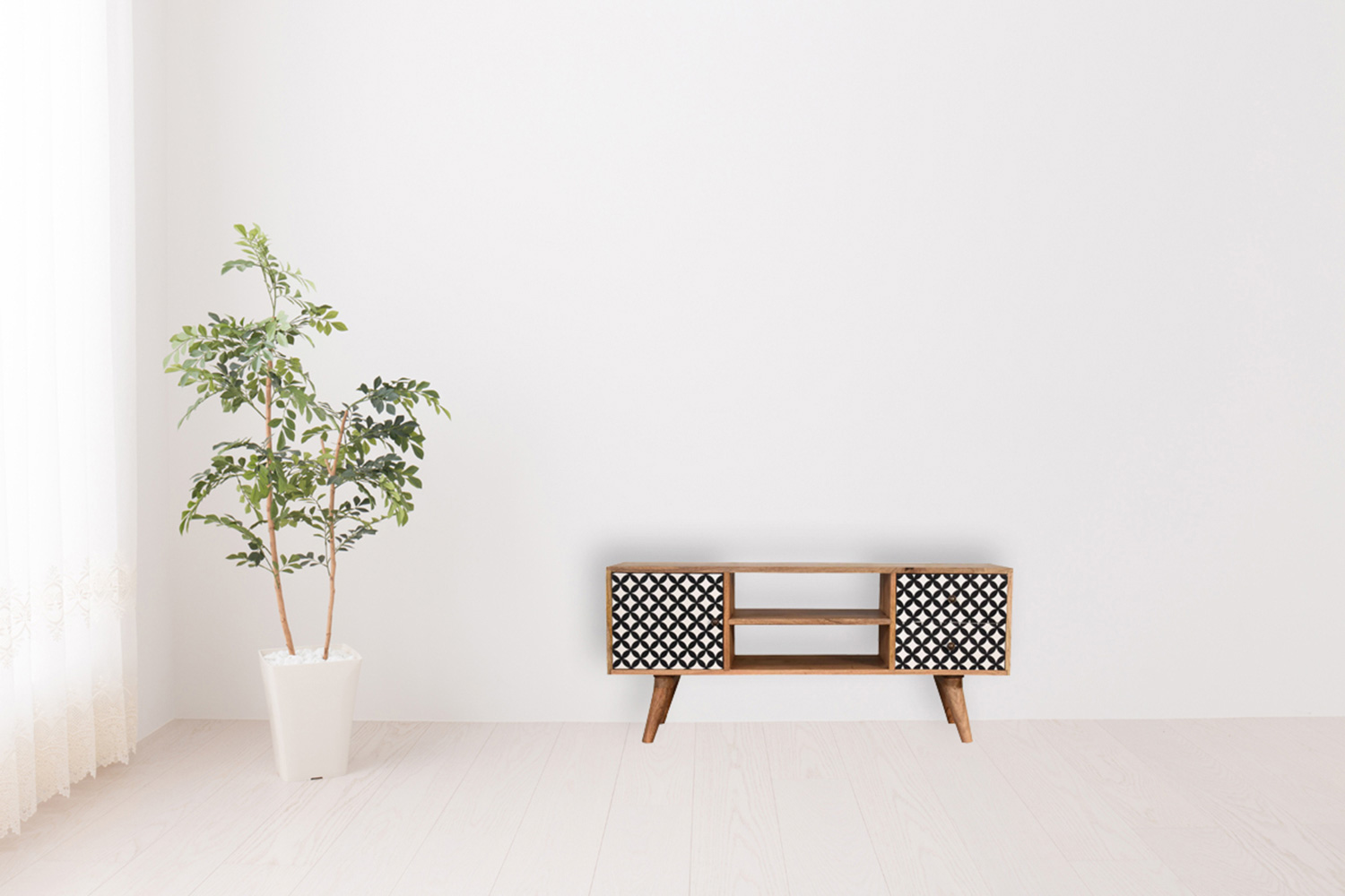 Artisan - Diamond Screen Printed Entertainment Unit