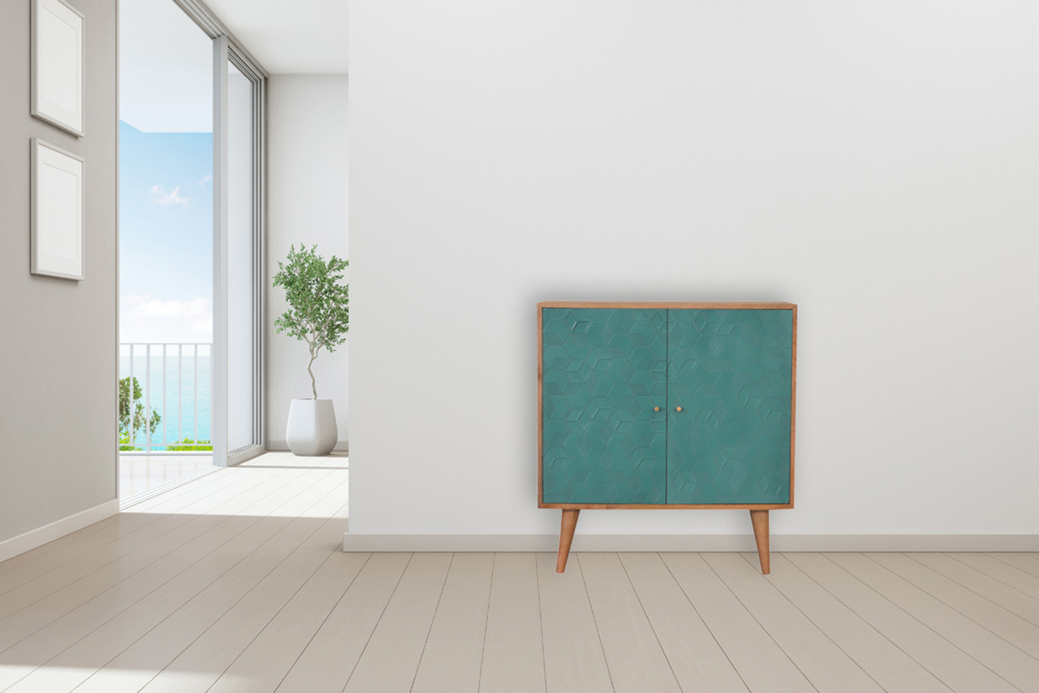Artisan Acadia Cabinet - Teal