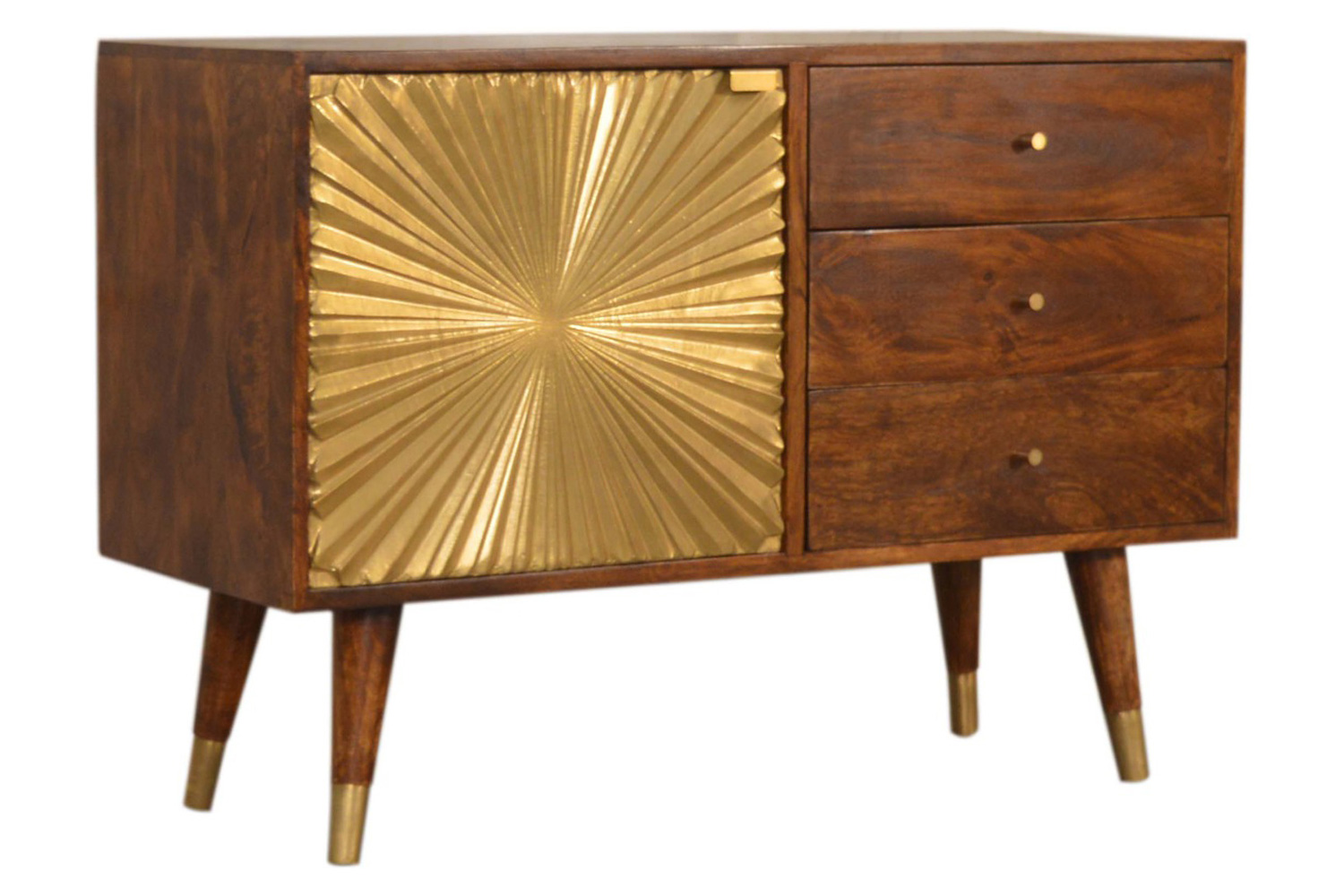 Artisan Manila Gold Sideboard - Nordic Legs