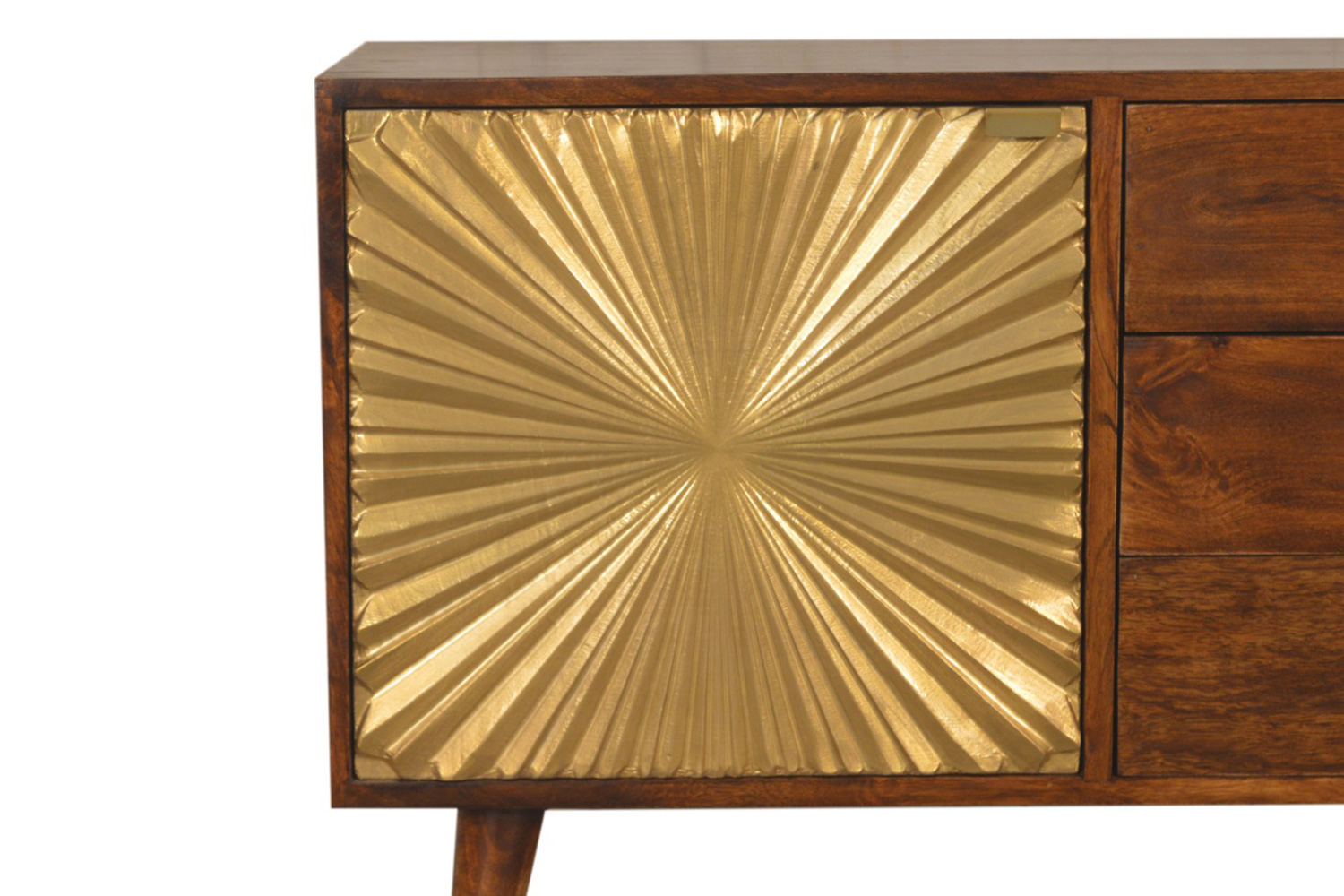 Artisan Manila Gold Sideboard - Nordic Legs