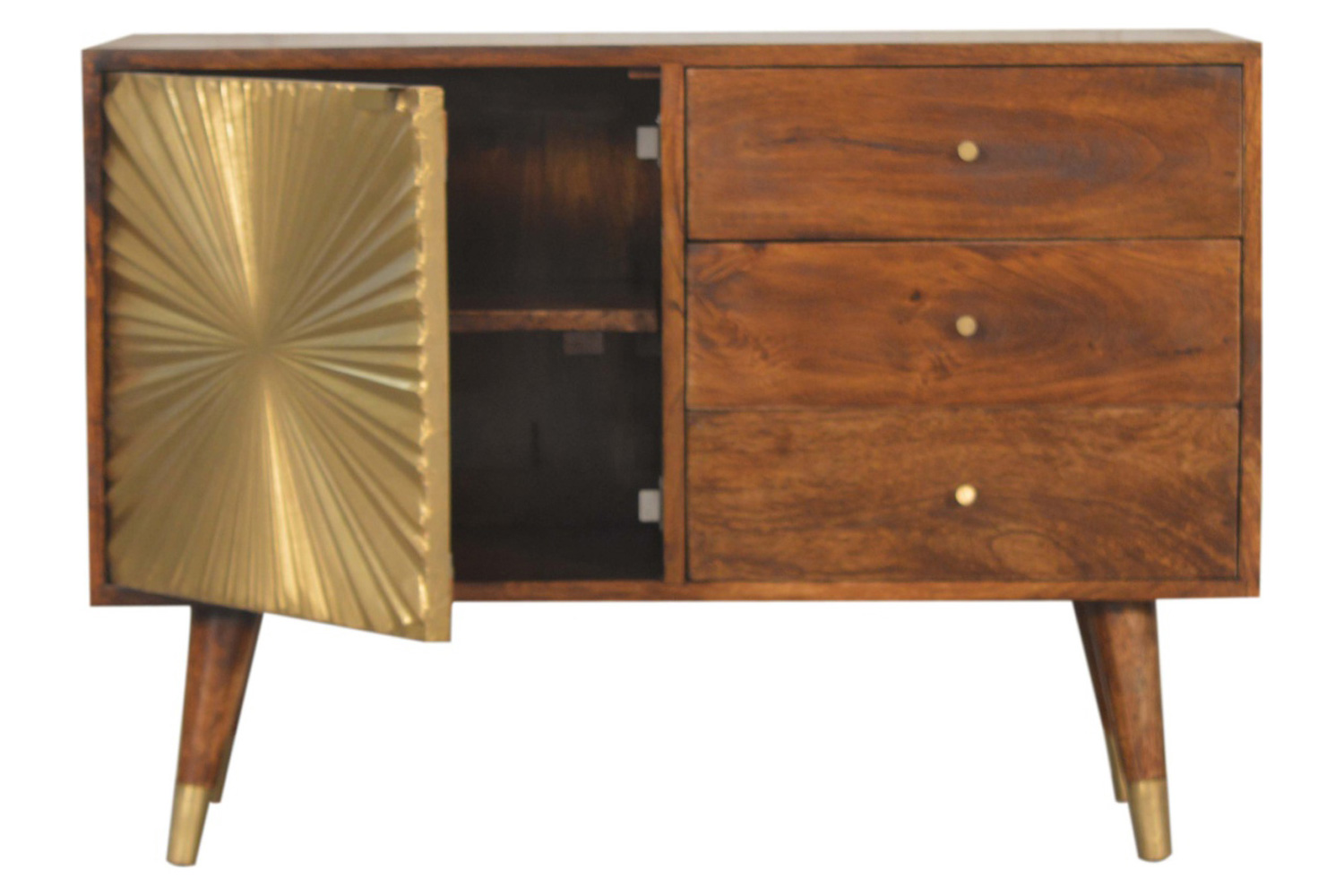 Artisan Manila Gold Sideboard - Nordic Legs