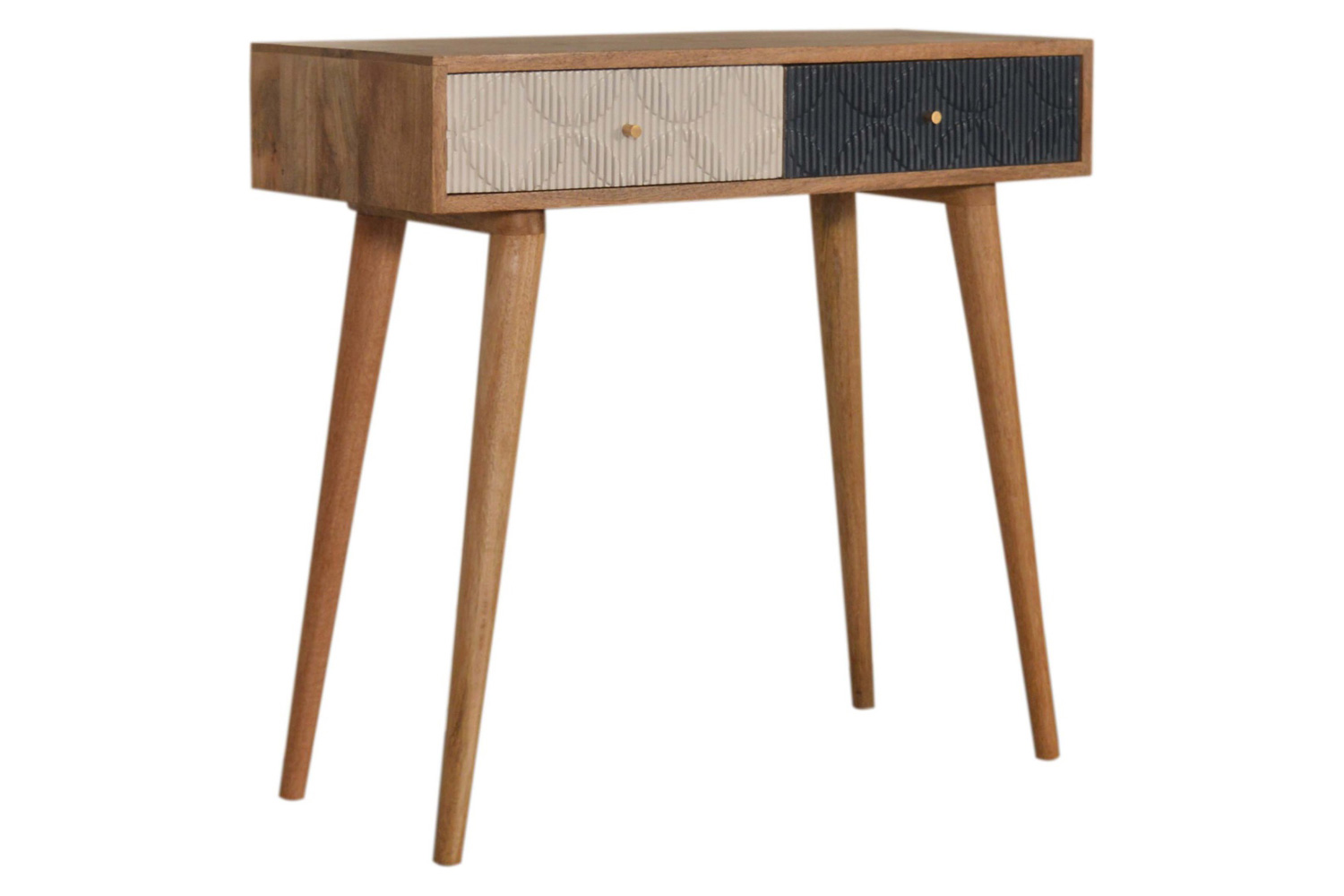 Artisan Milan Console Table - Navy/White