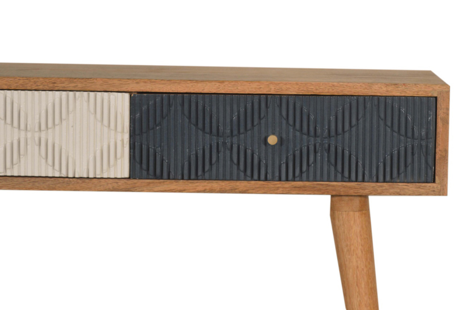 Artisan Milan Console Table - Navy/White