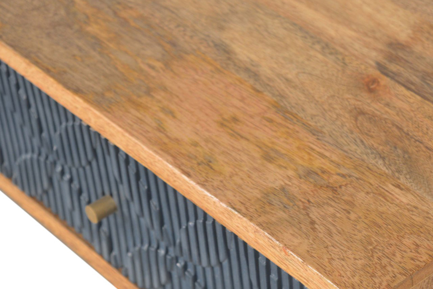 Artisan Milan Console Table - Navy/White