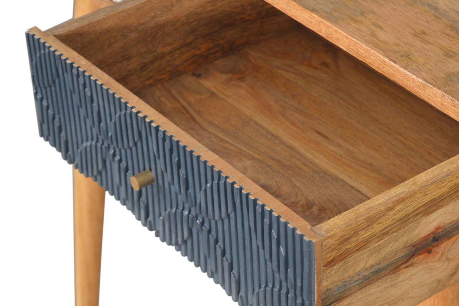 Artisan Milan Console Table - Navy/White