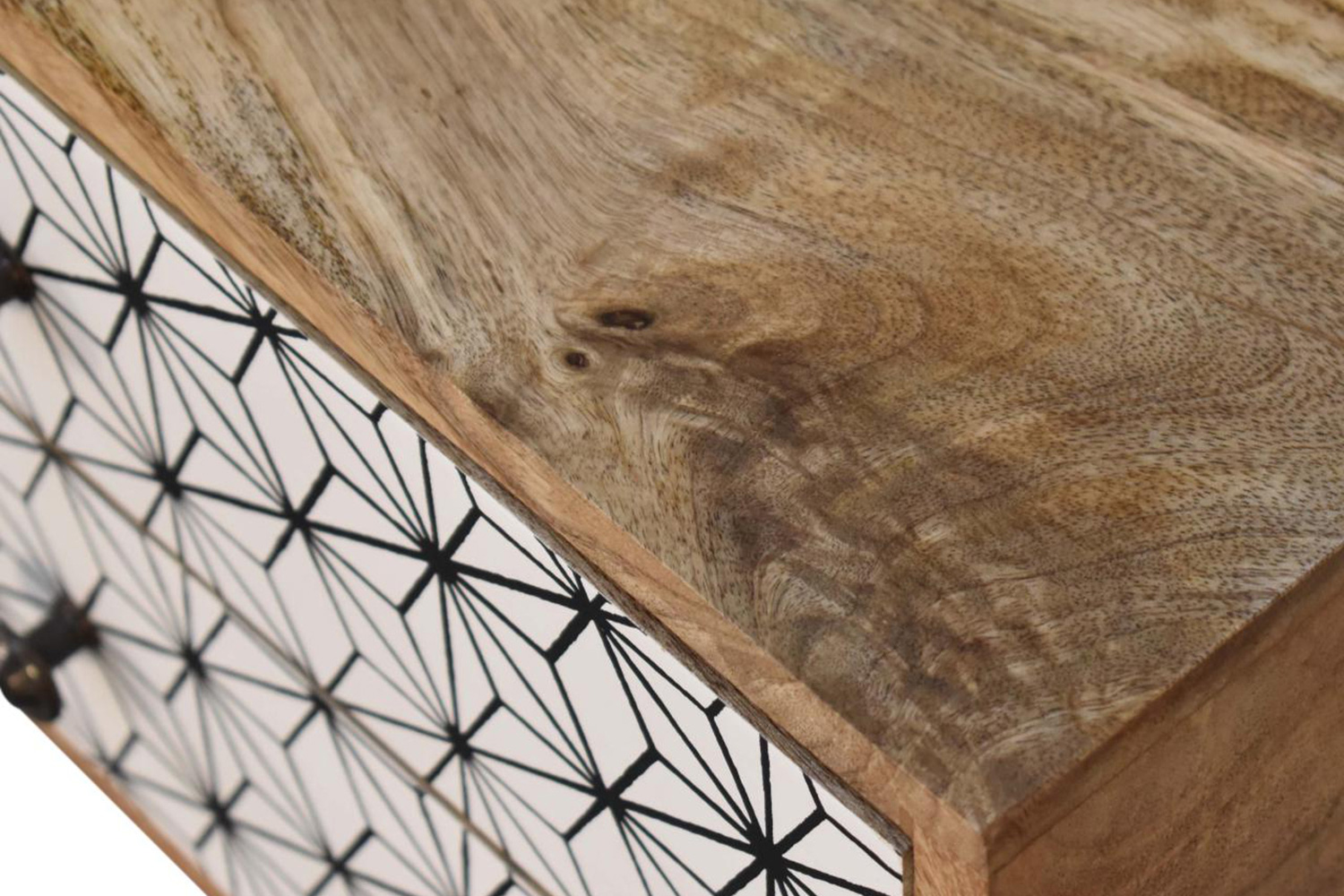 Artisan Prima Bedside with 2 Drawers - Tall Legs
