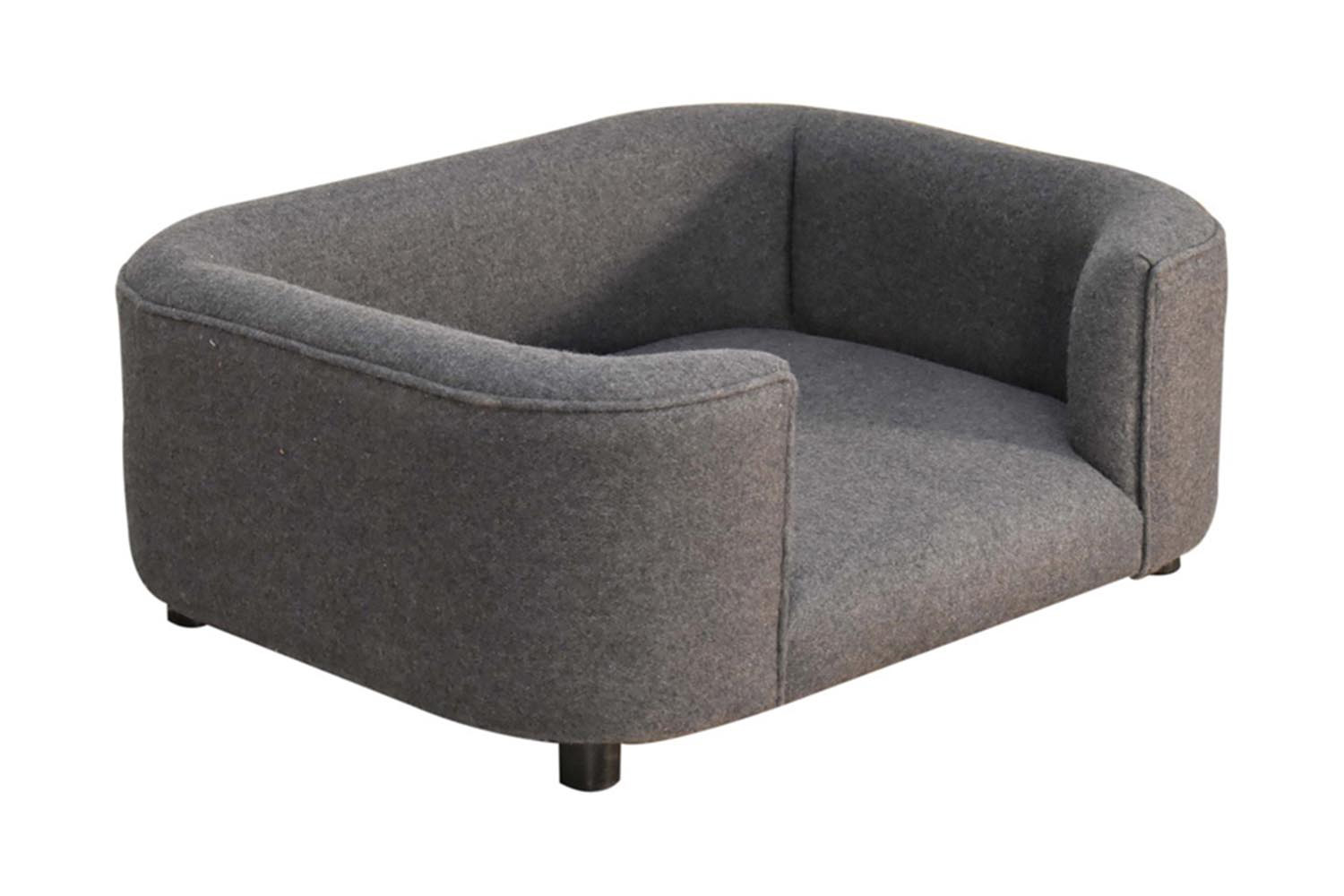 Artisan Battleship Pet Sofa Bed - Tweed