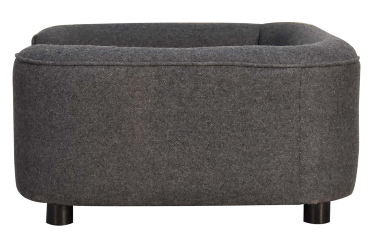 Artisan Battleship Pet Sofa Bed - Tweed