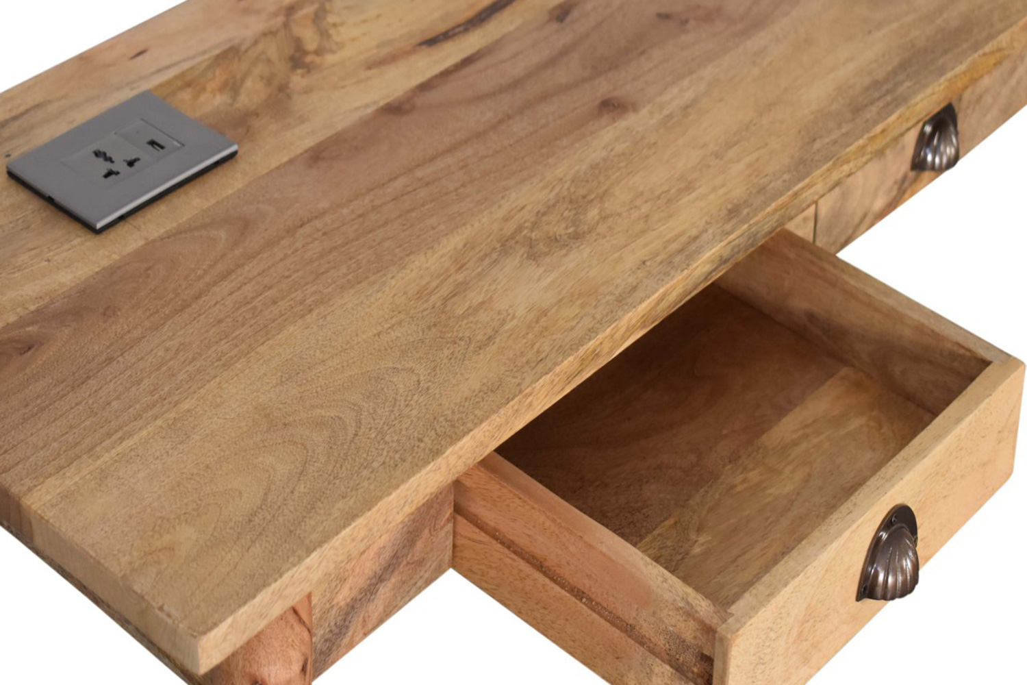 Artisan Nordic Style Writing Desk with Cable access