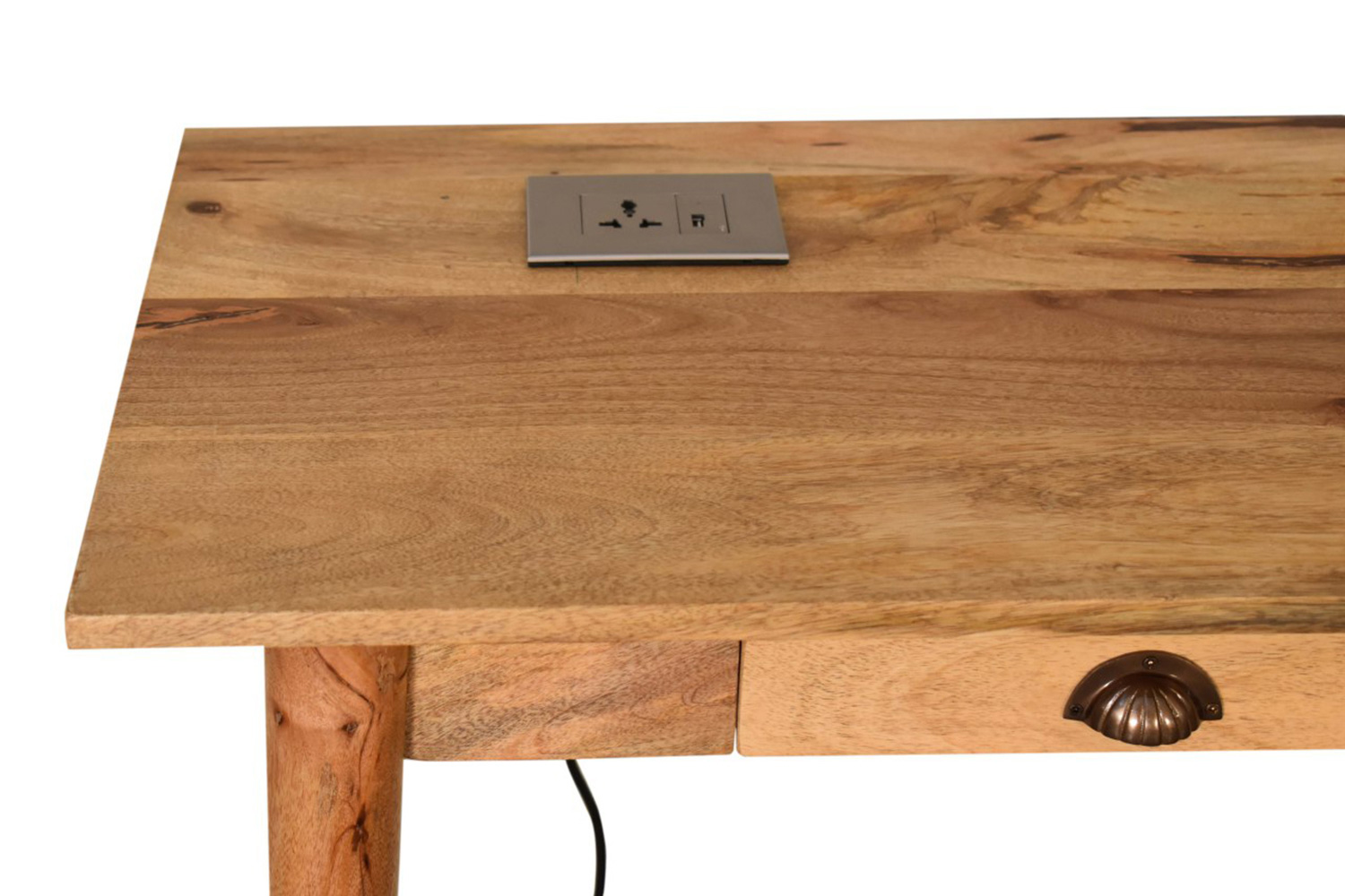 Artisan Nordic Style Writing Desk with Cable access