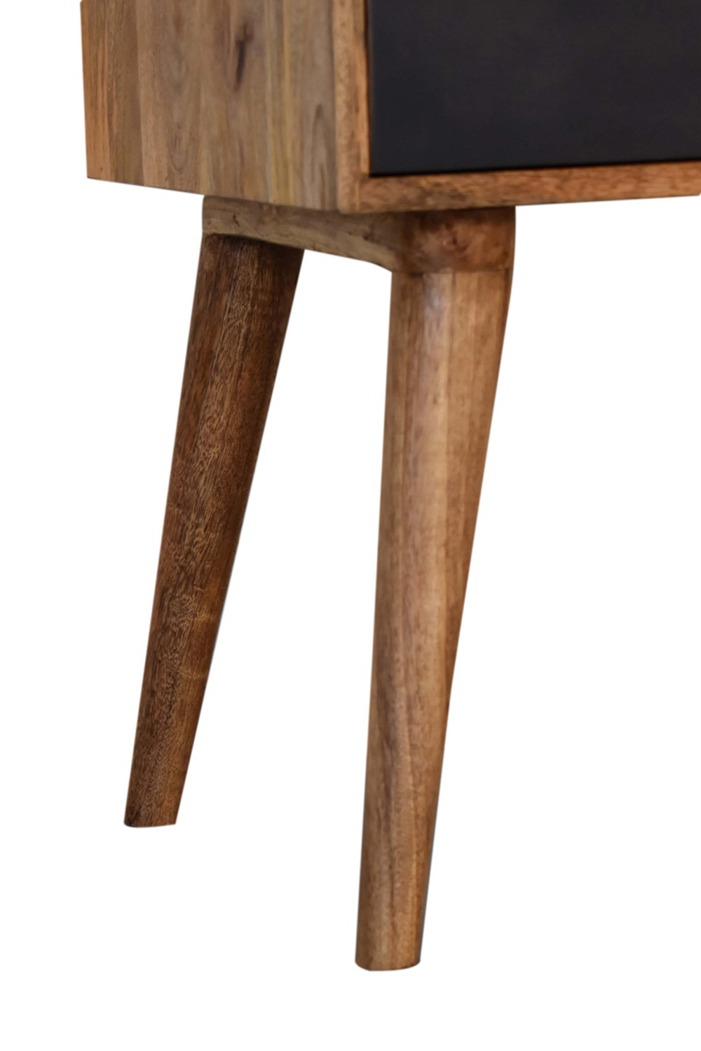 Artisan Patterned Bedside - Black