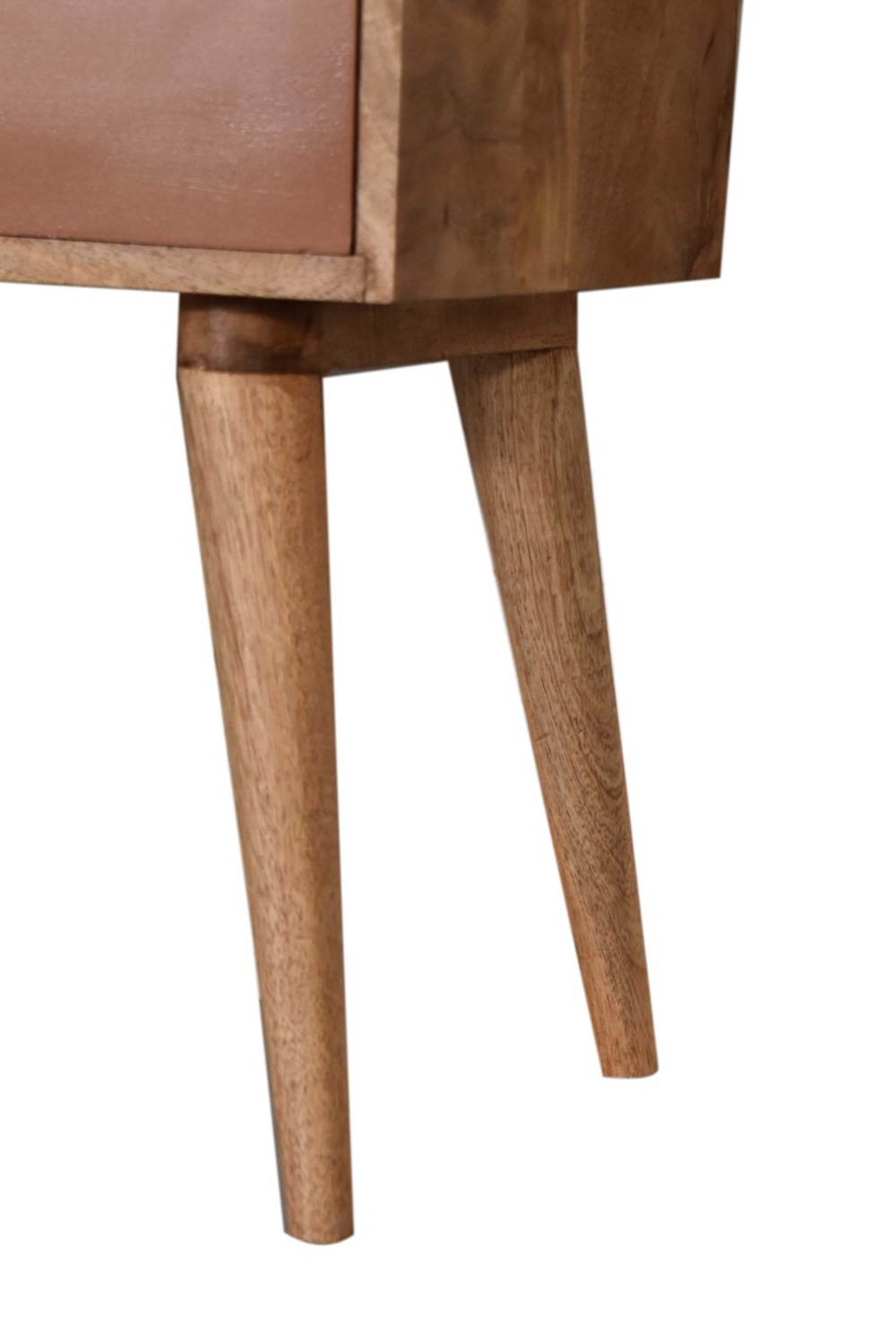 Artisan Patterned Bedside - Brick Red