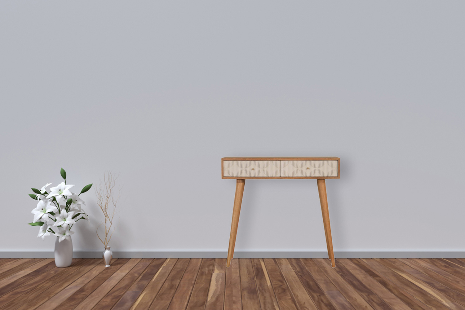 Artisan Milan Console Table - White