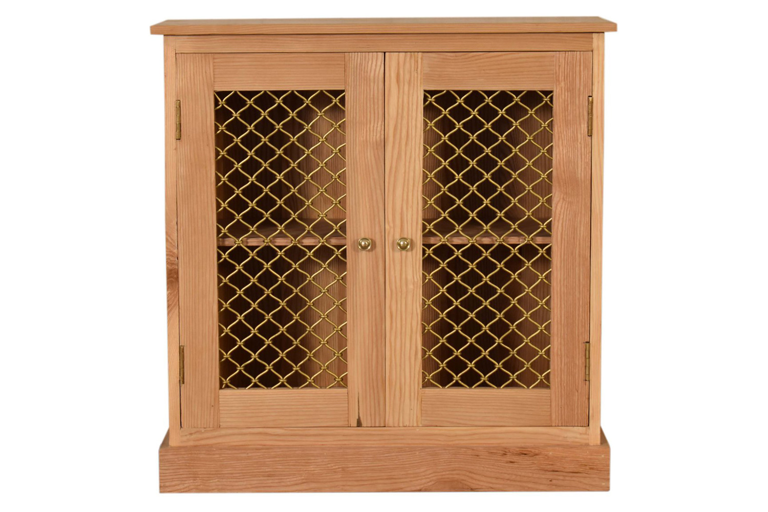 Artisan Caged Cabinet - Oak-ish