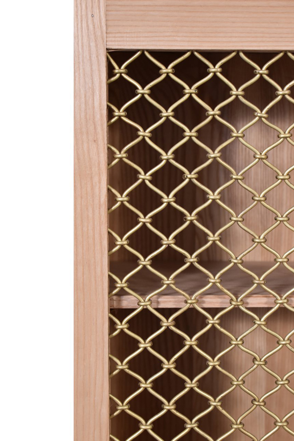 Artisan Caged Cabinet - Oak-ish