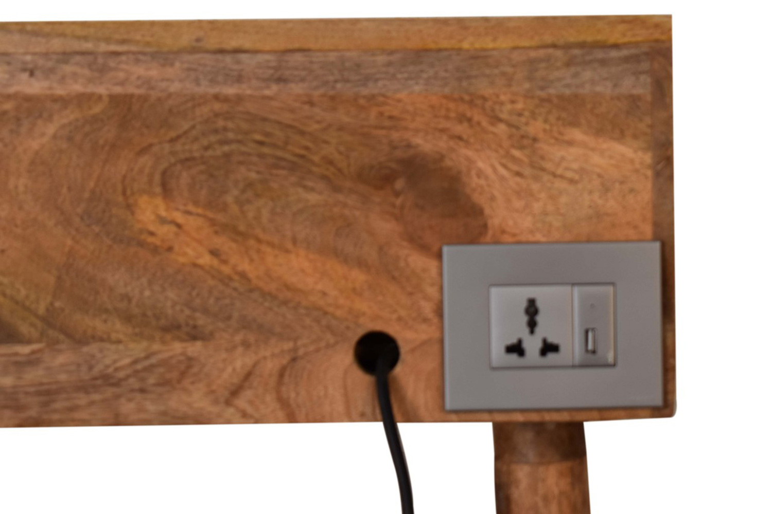 Artisan Nordic Style Gallery Back Writing Desk - Oak-ish