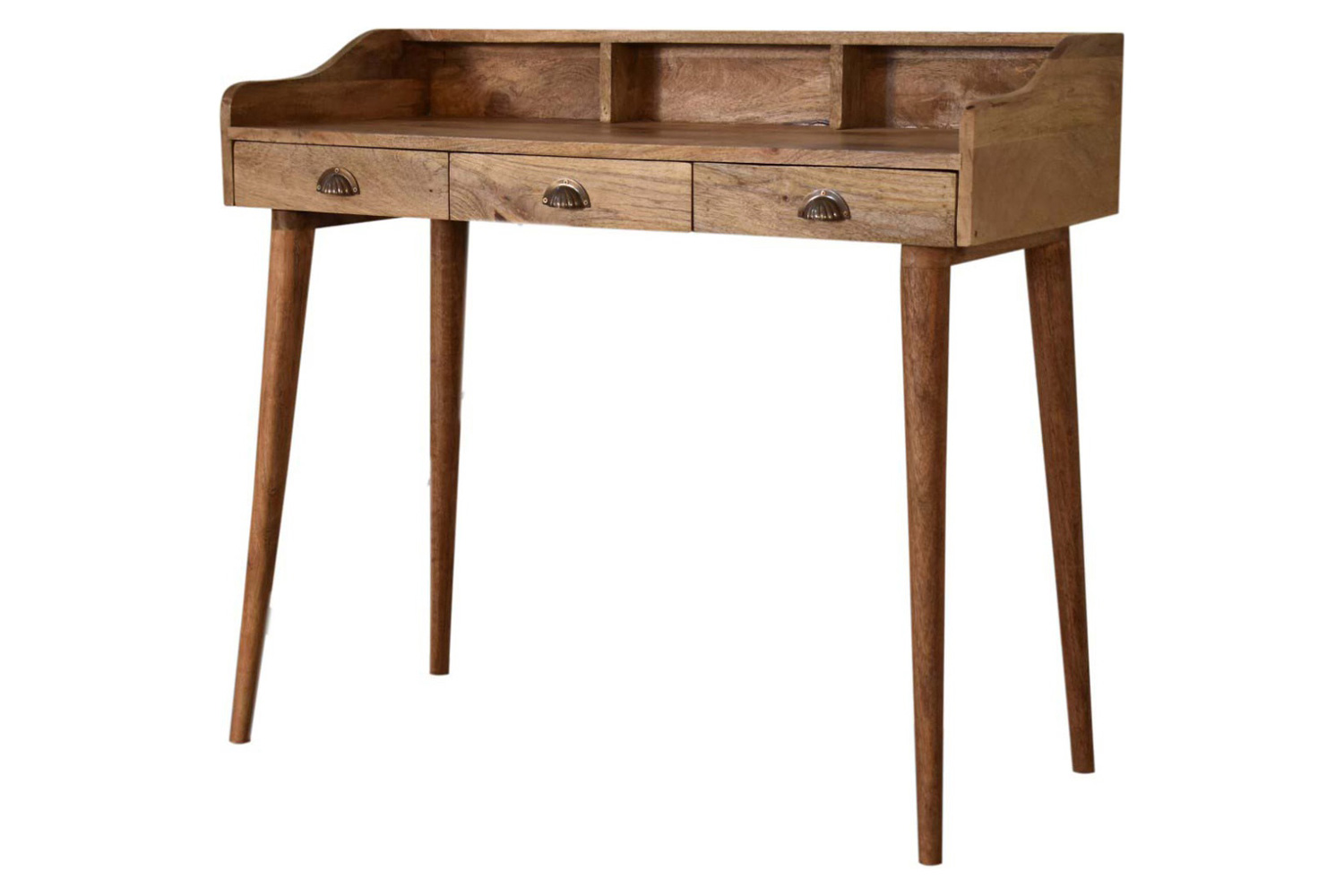 Artisan Nordic Style Gallery Back Writing Desk - Oak-ish