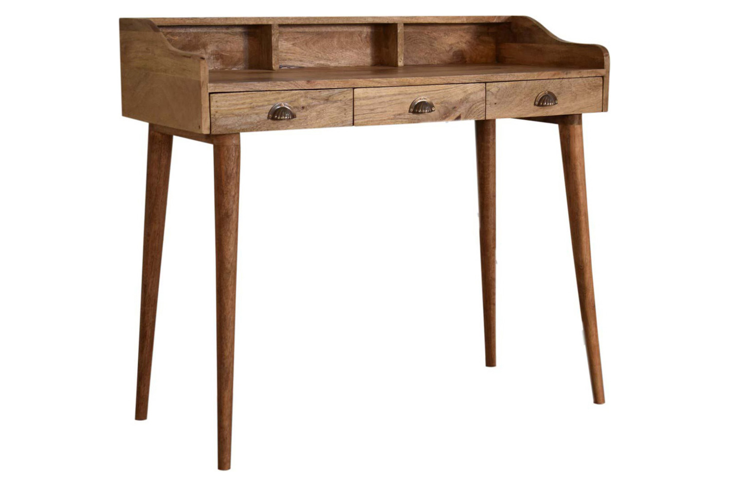 Artisan Nordic Style Gallery Back Writing Desk - Oak-ish