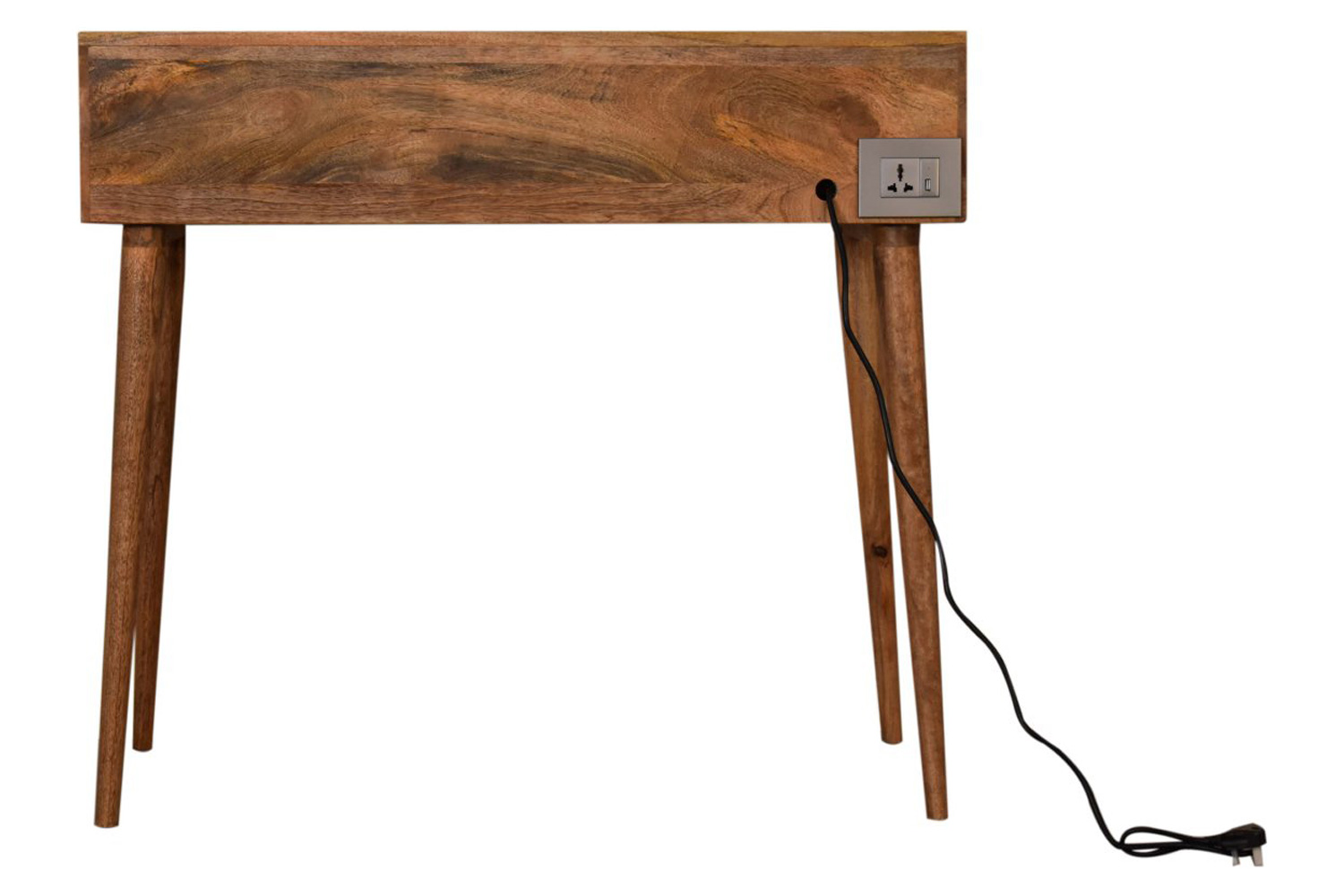 Artisan Nordic Style Gallery Back Writing Desk - Oak-ish