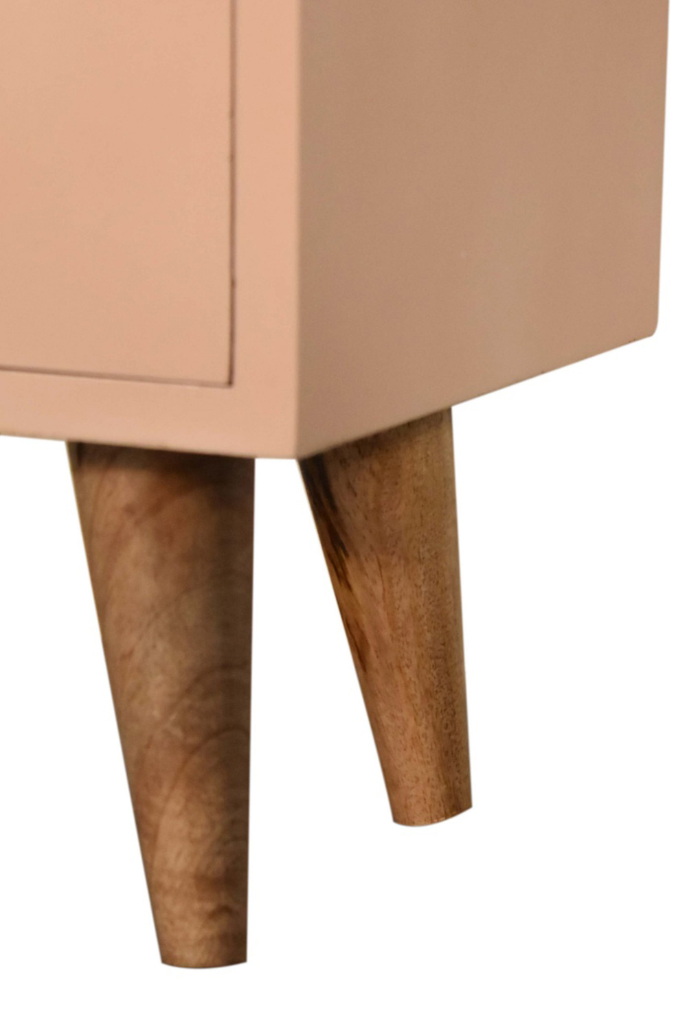 Artisan Hand Painted Bedside - Blush Pink