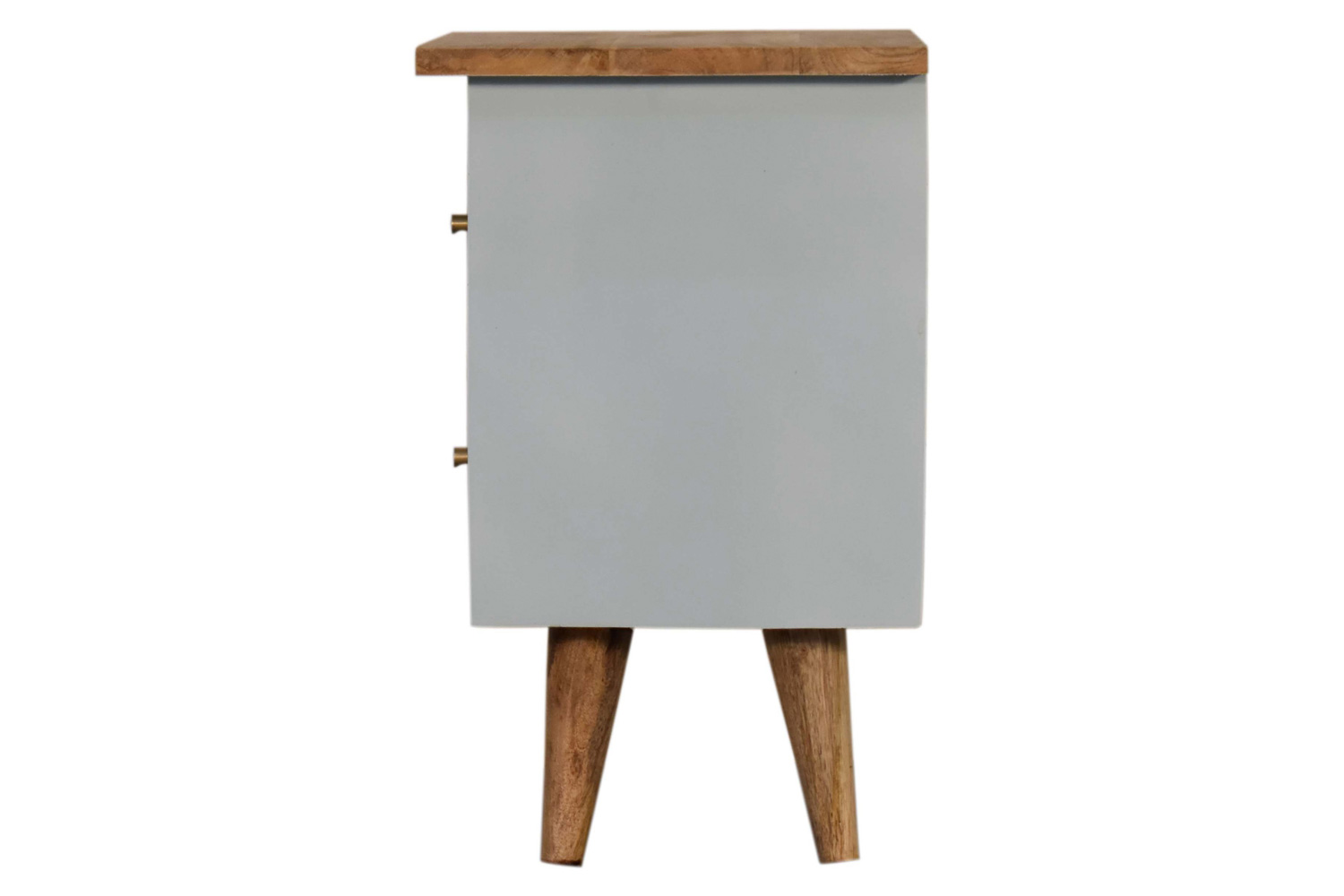 Artisan Hand Painted Bedside - Sky Blue