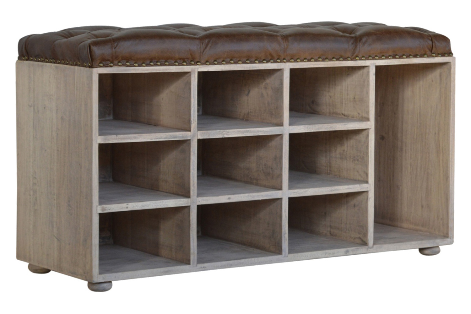 Artisan - Buffalo Hide Acid Wash Shoe Cabinet