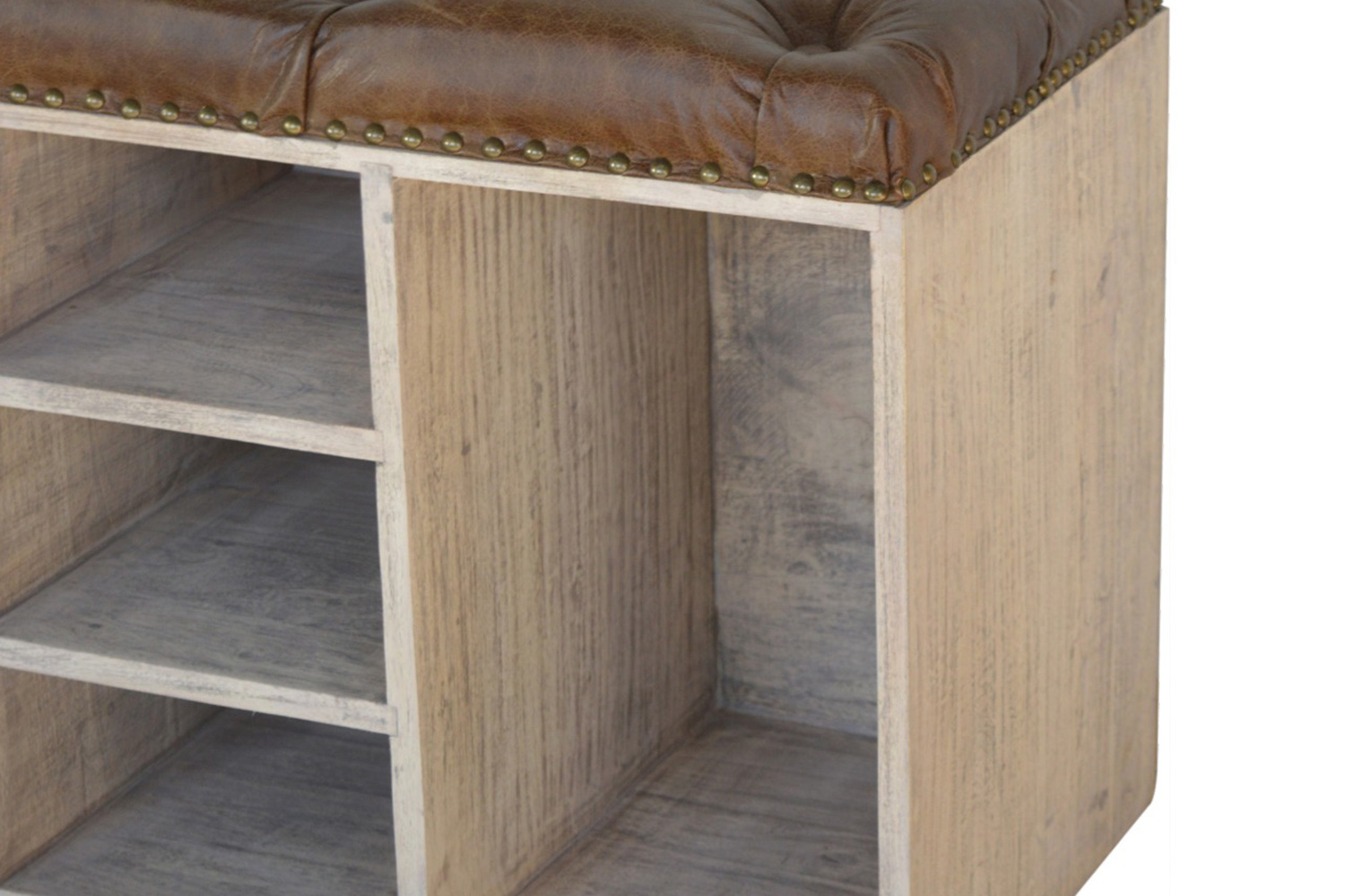 Artisan - Buffalo Hide Acid Wash Shoe Cabinet