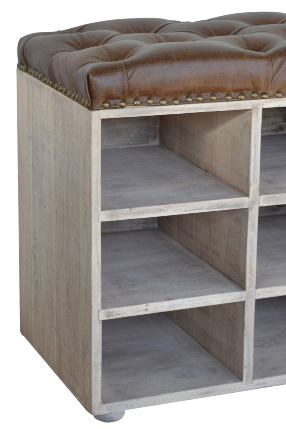 Artisan - Buffalo Hide Acid Wash Shoe Cabinet