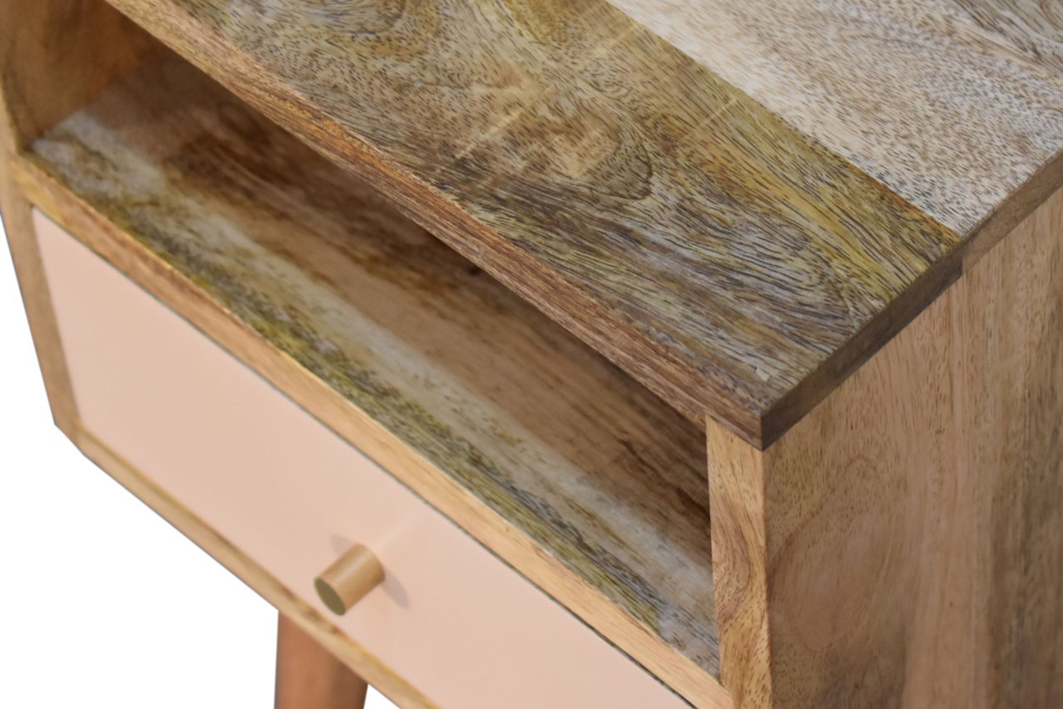 Artisan Mini Hand Painted Bedside - Blush