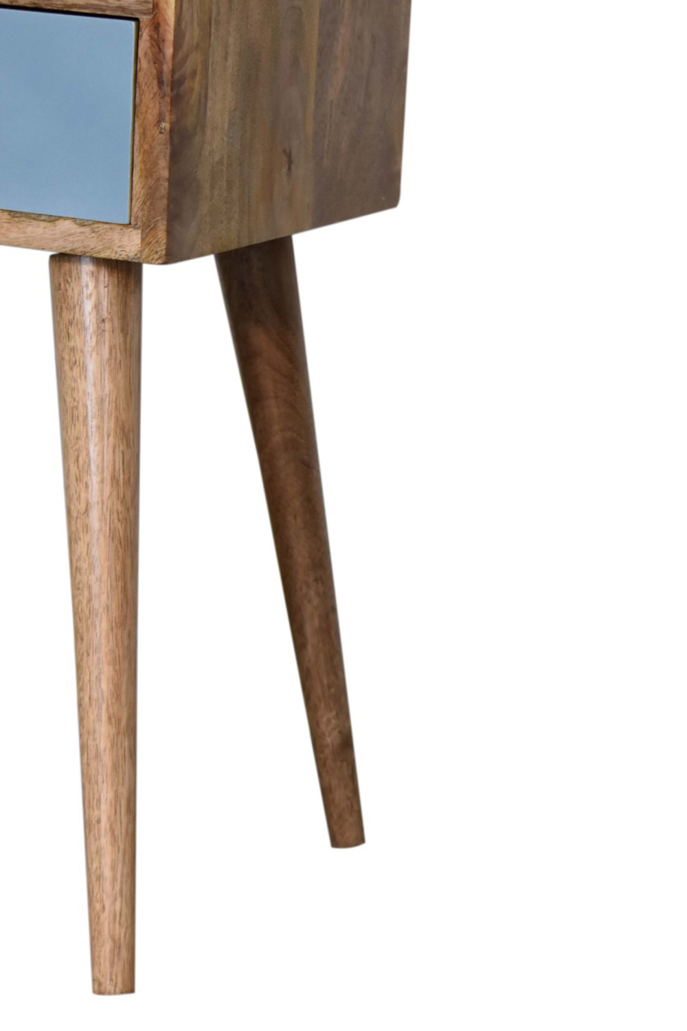 Artisan Mini Hand Painted Bedside - Blue
