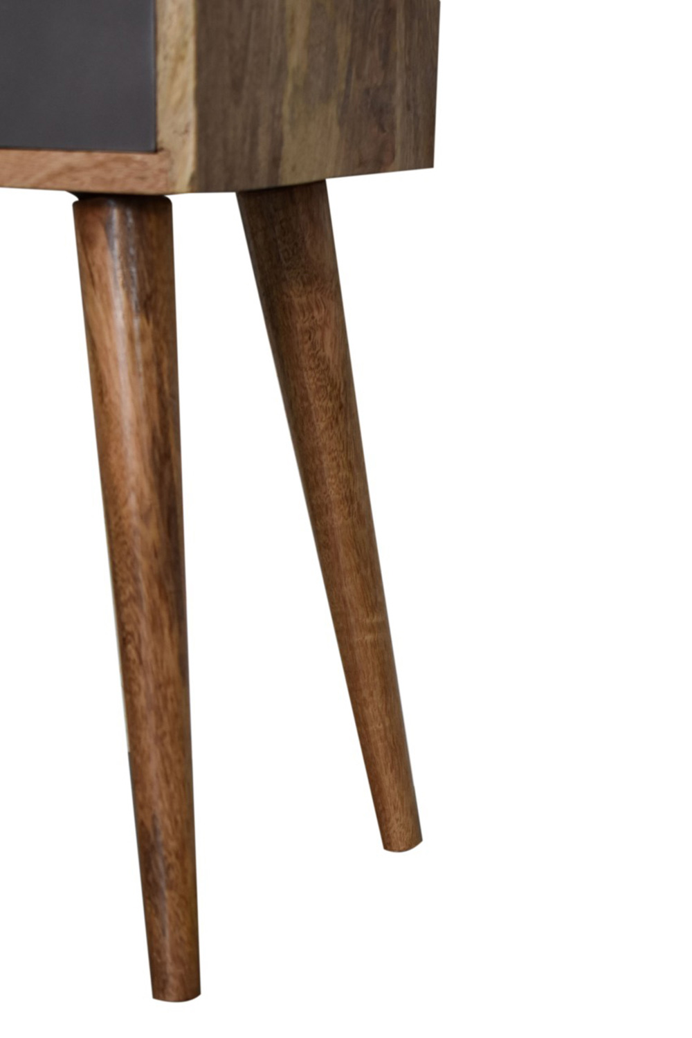 Artisan Mini Hand Painted Bedside - Slate Gray
