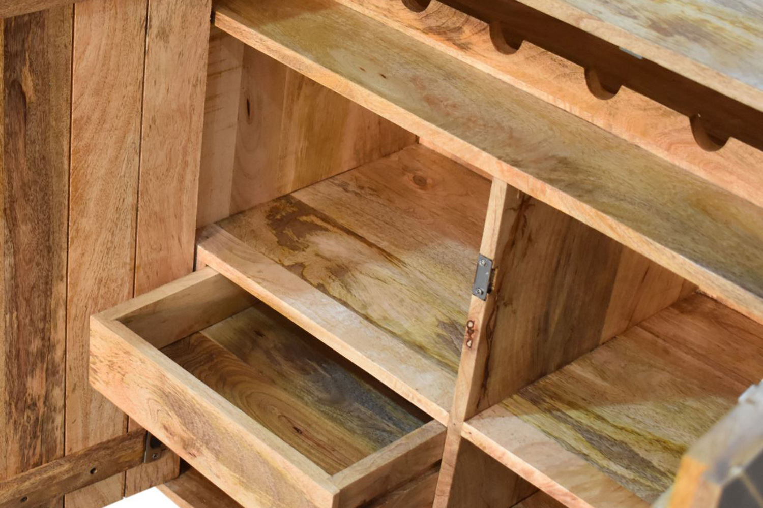 Artisan - Inlay Cabinet in Sleek Cement Brass