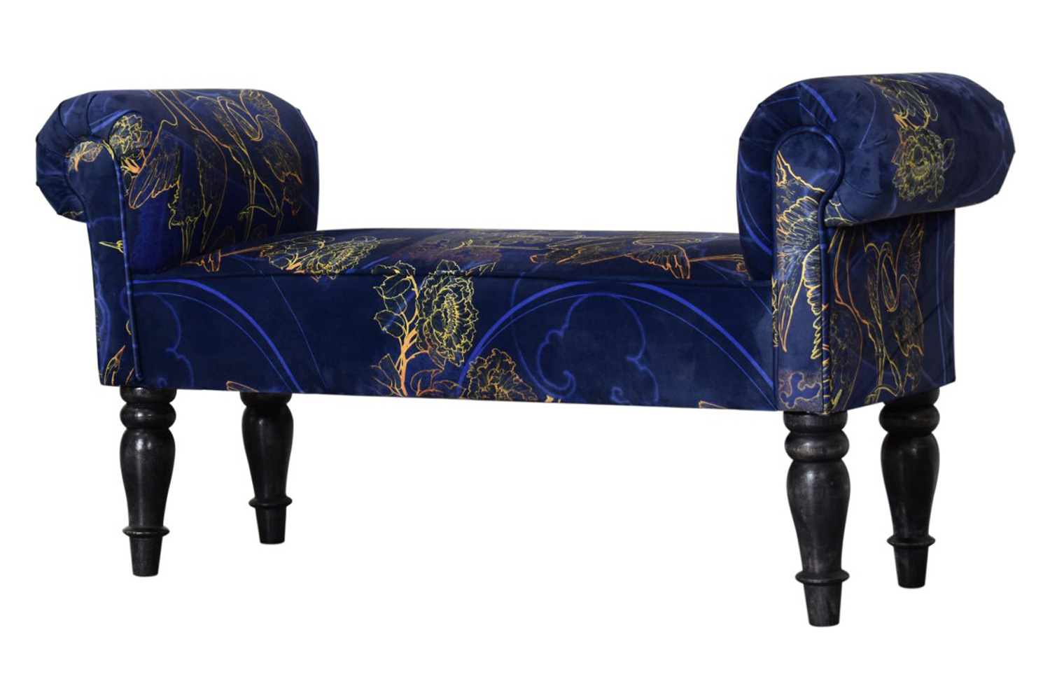 Artisan Bedroom Bench - Shangri-La, Velvet