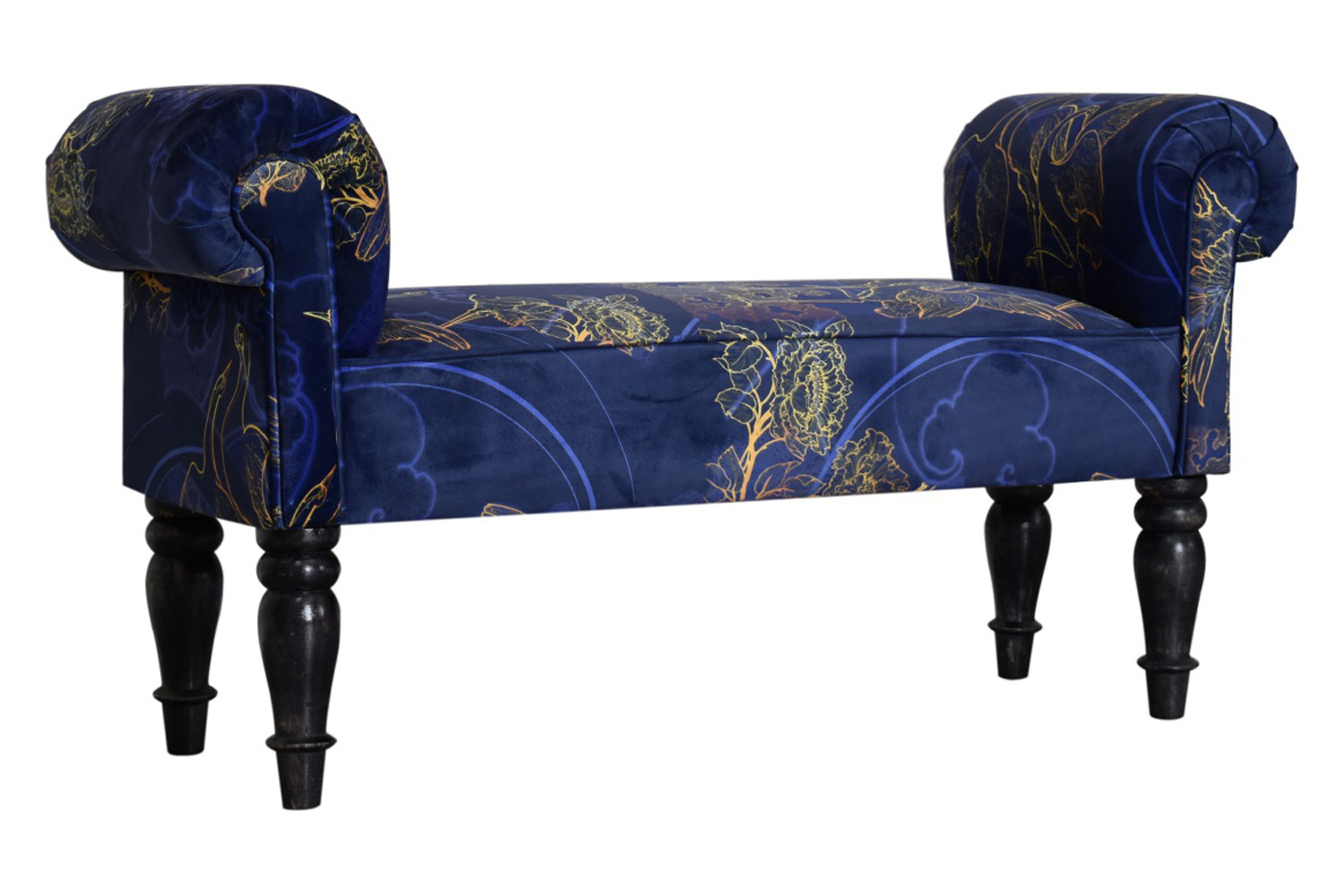 Artisan Bedroom Bench - Shangri-La, Velvet