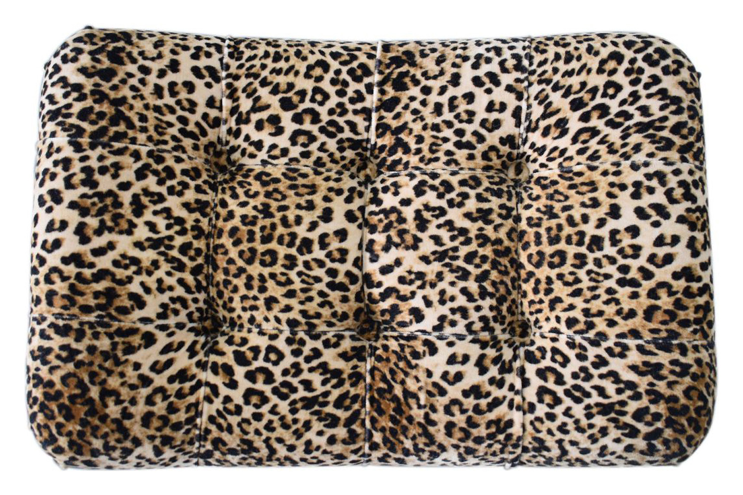 Artisan Curved Bench - Leopard, Velvet