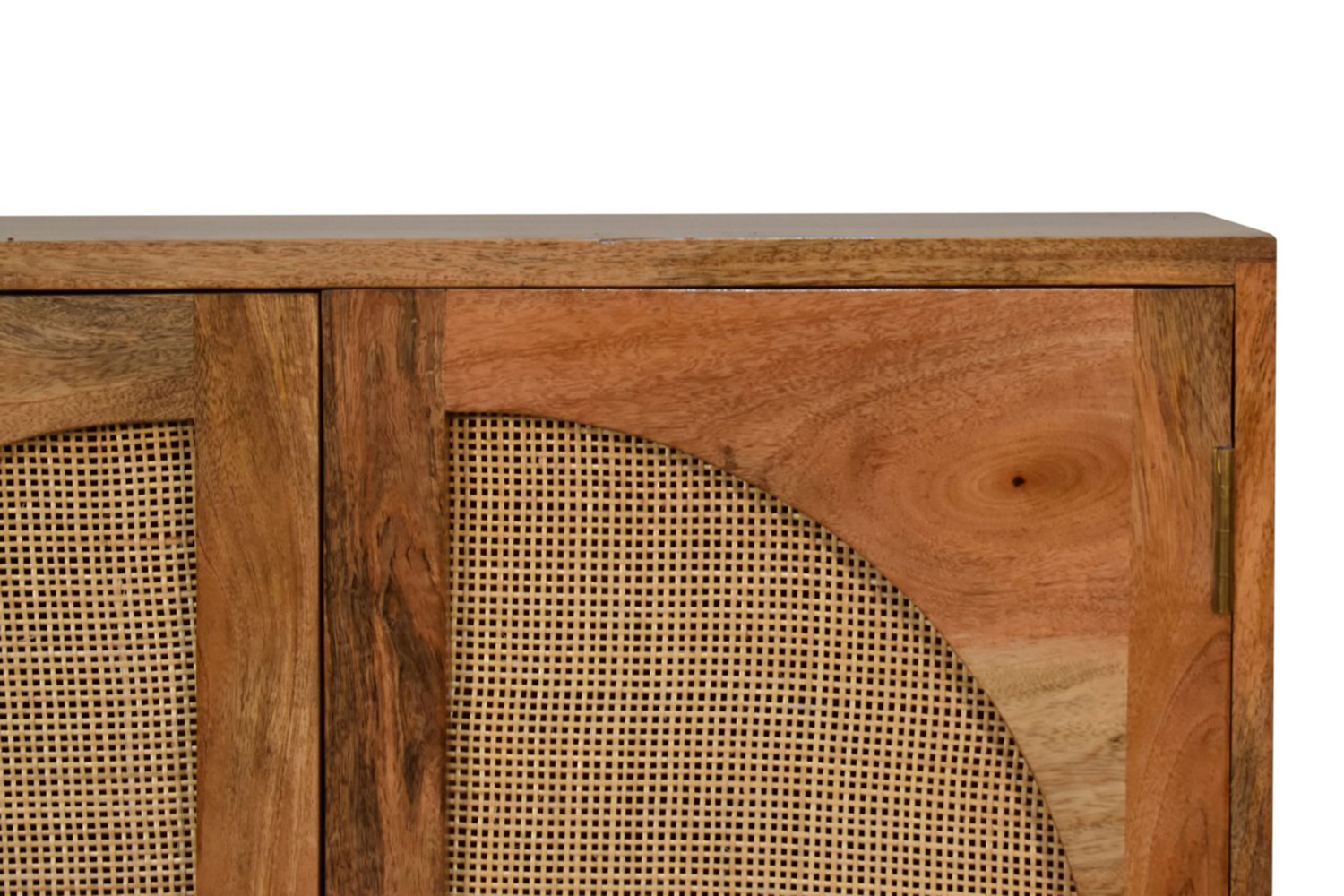 Artisan Woven Cabinet - Leaf Doors
