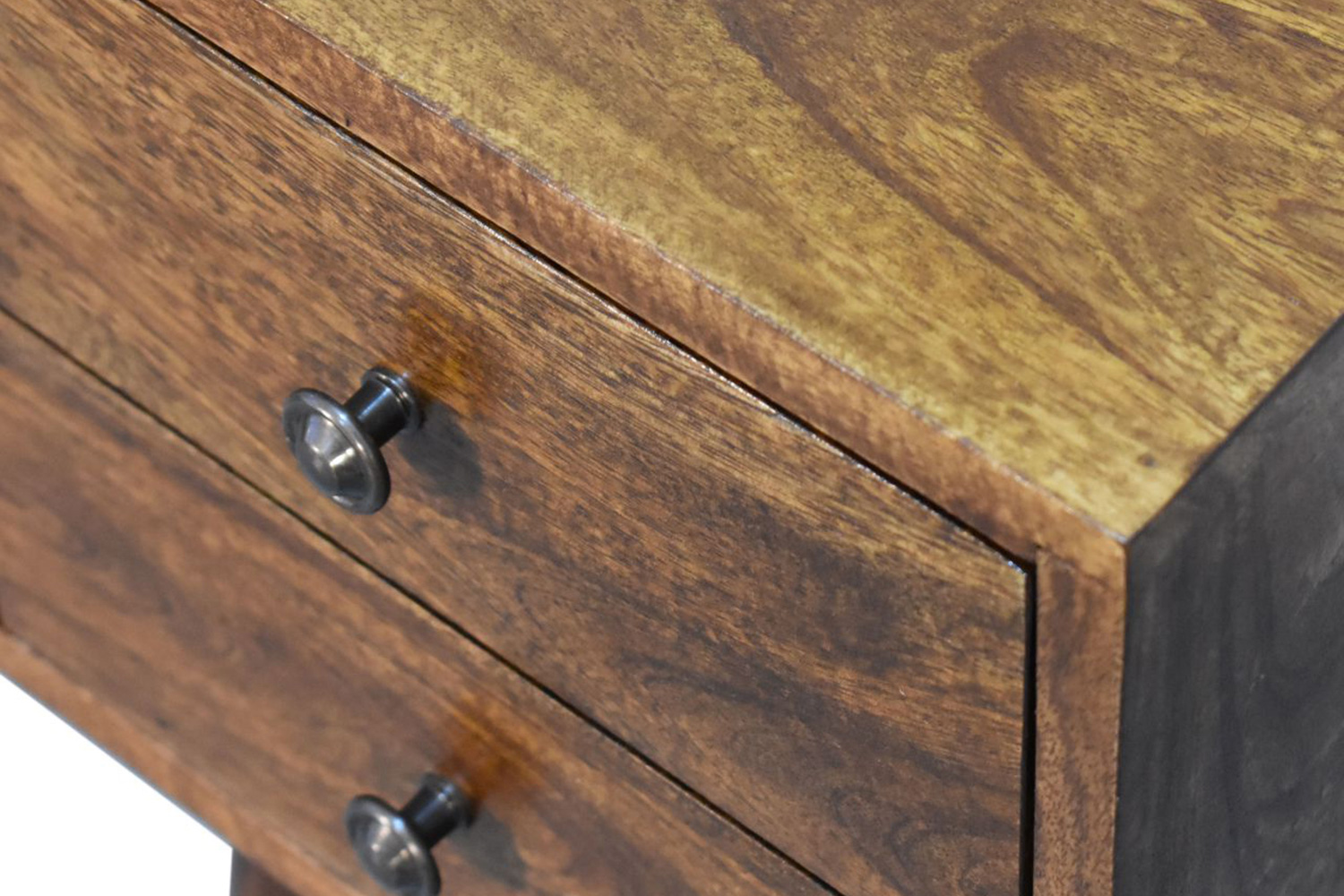 Artisan - Mini 2 Drawer Bedside in Chestnut