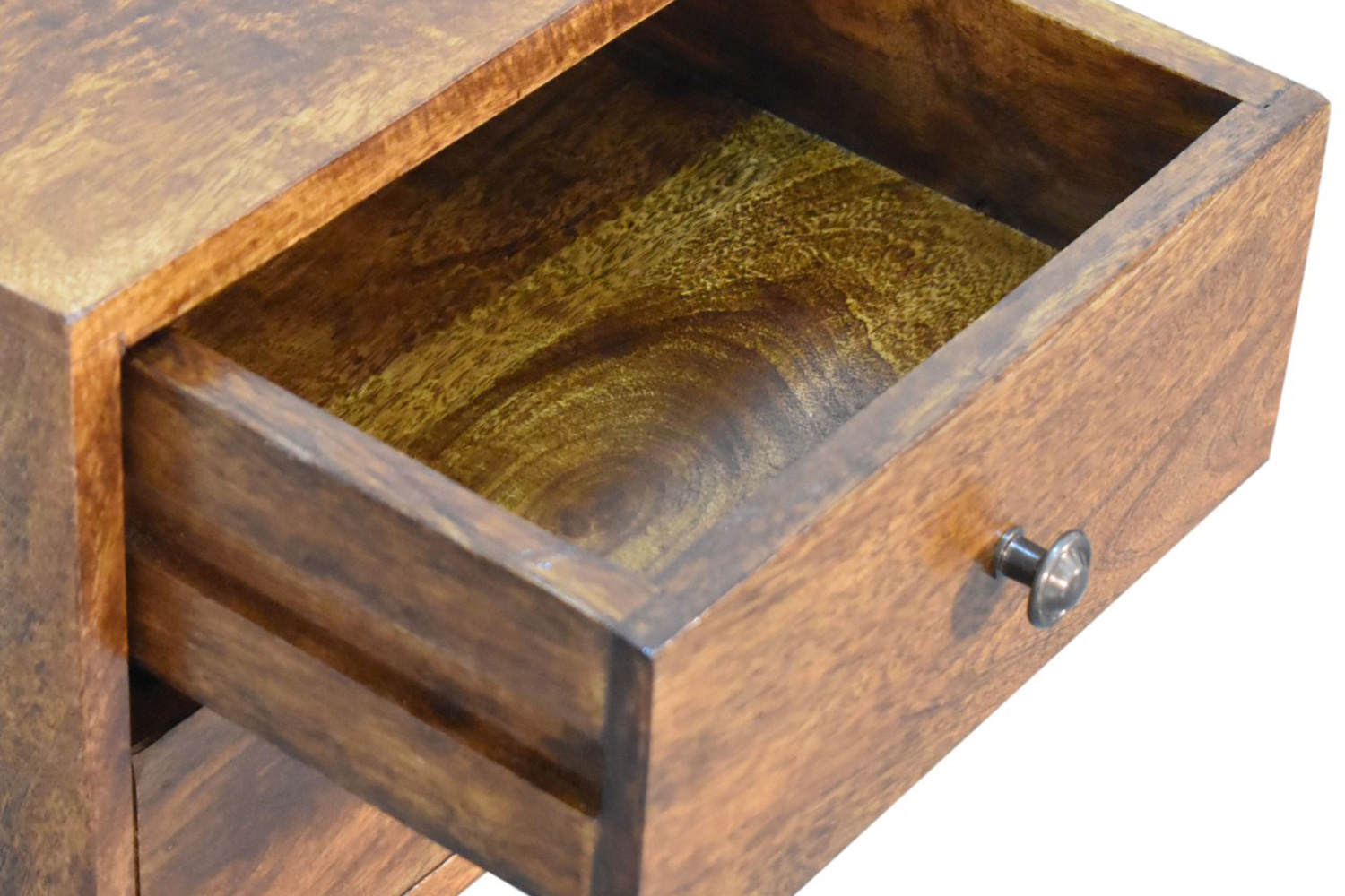 Artisan - Mini 2 Drawer Bedside in Chestnut
