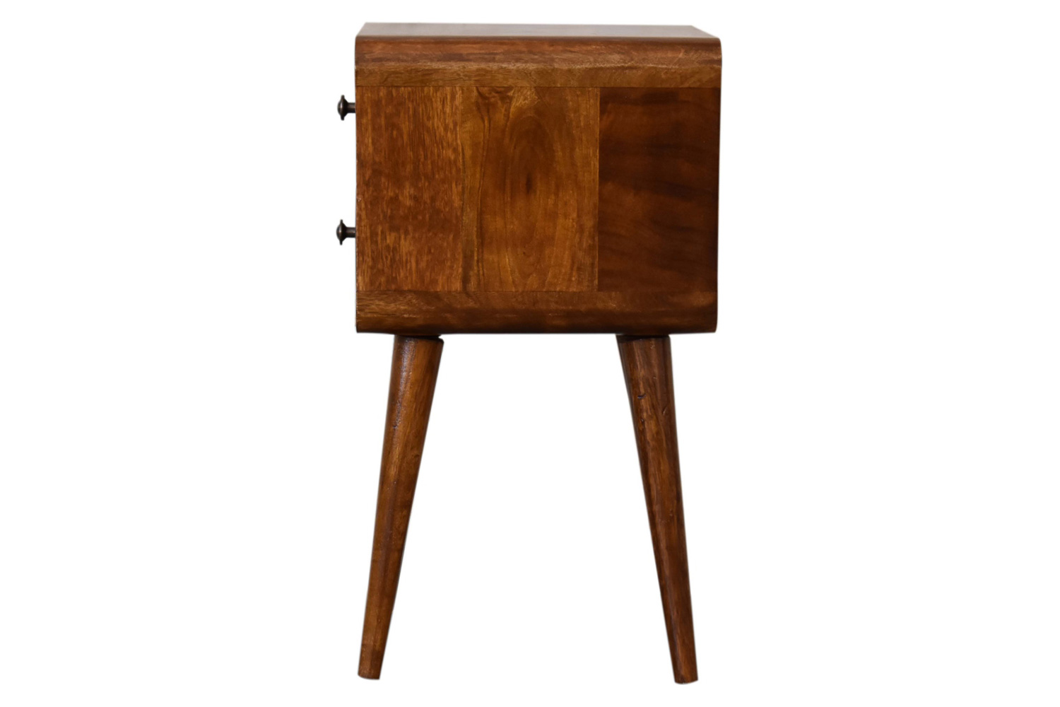 Artisan Curved Mini Bedside - Chestnut