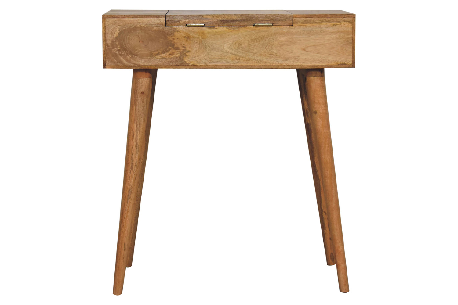 Artisan - Mini Blush Pink Dressing Table with Foldable Mirror