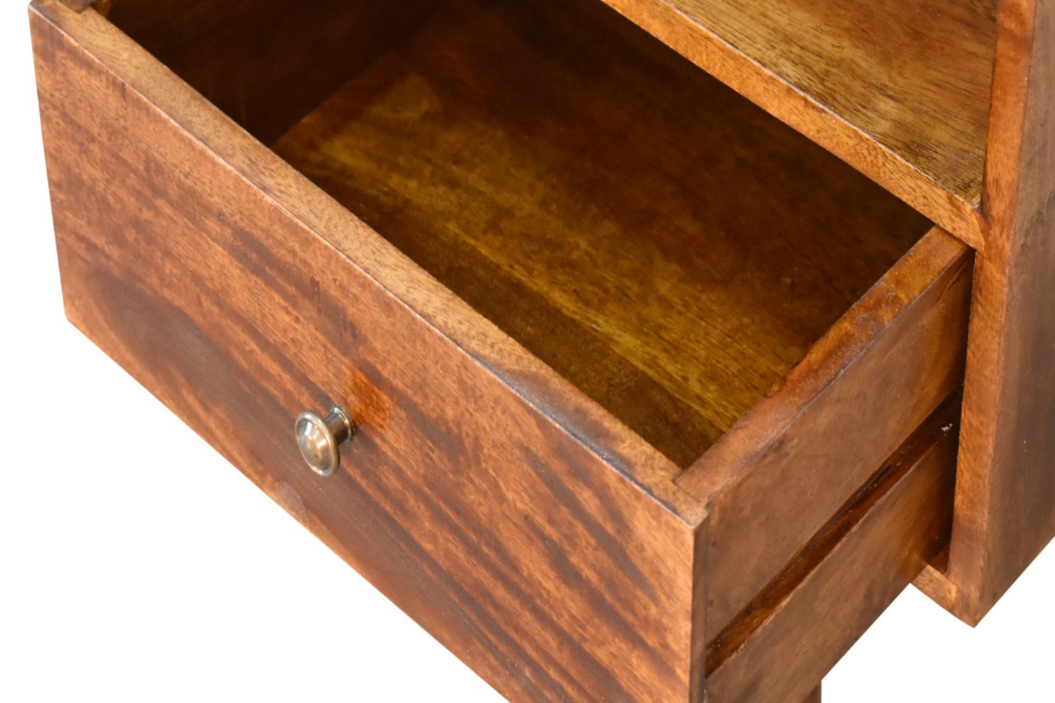 Artisan Nordic Style TV Unit with 3 Drawers - Chestnut