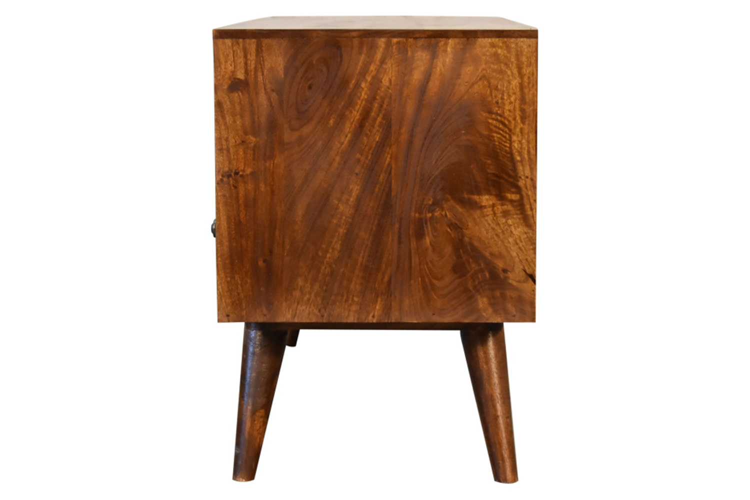 Artisan Nordic Style TV Unit with 3 Drawers - Chestnut