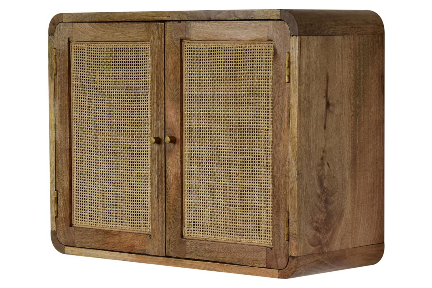 Artisan - Gray Washed Wall Mounted Woven Cabinet