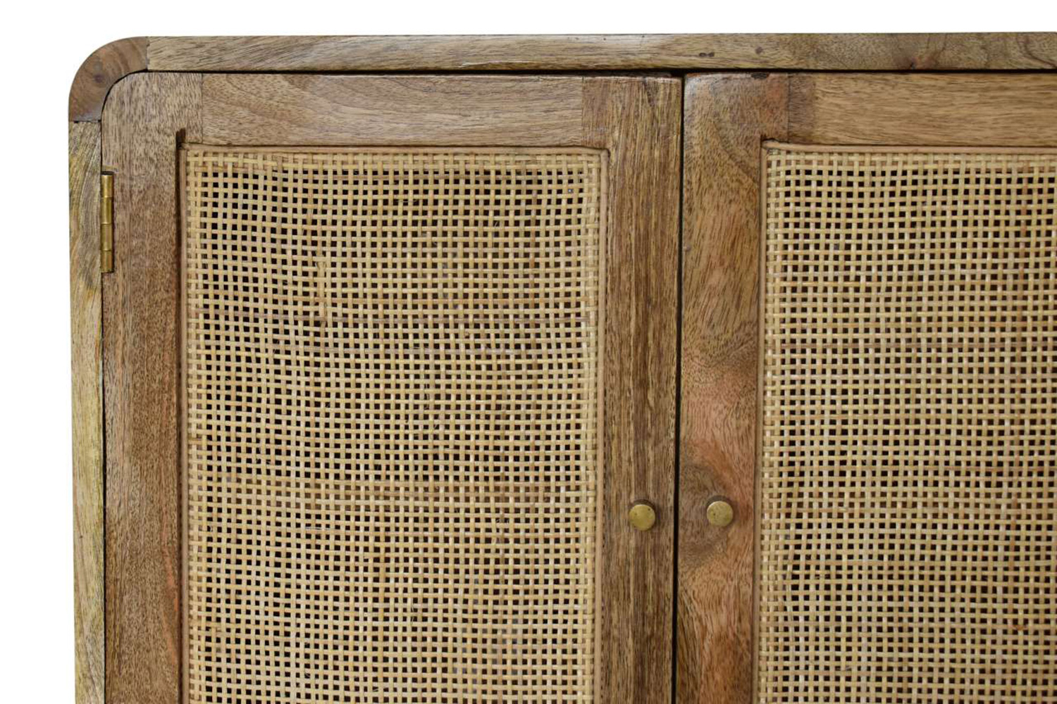 Artisan - Gray Washed Wall Mounted Woven Cabinet