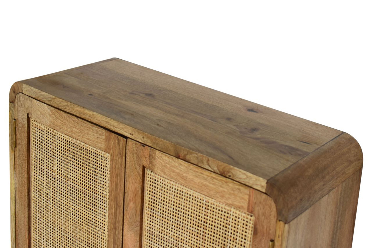 Artisan - Gray Washed Wall Mounted Woven Cabinet