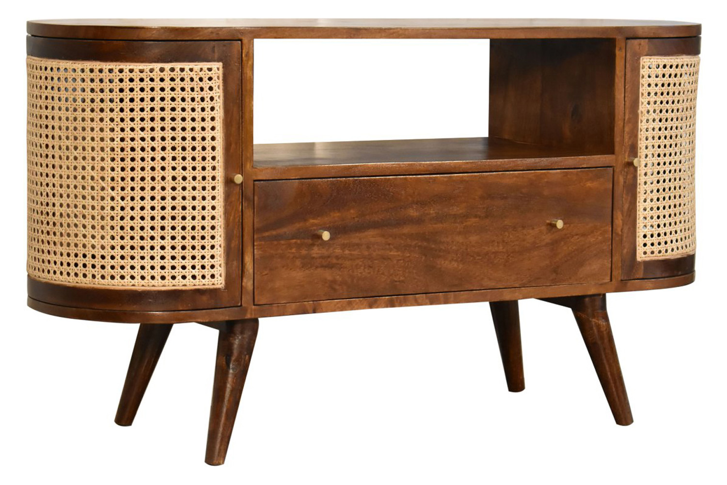 Artisan - Woven Media Unit in Chestnut