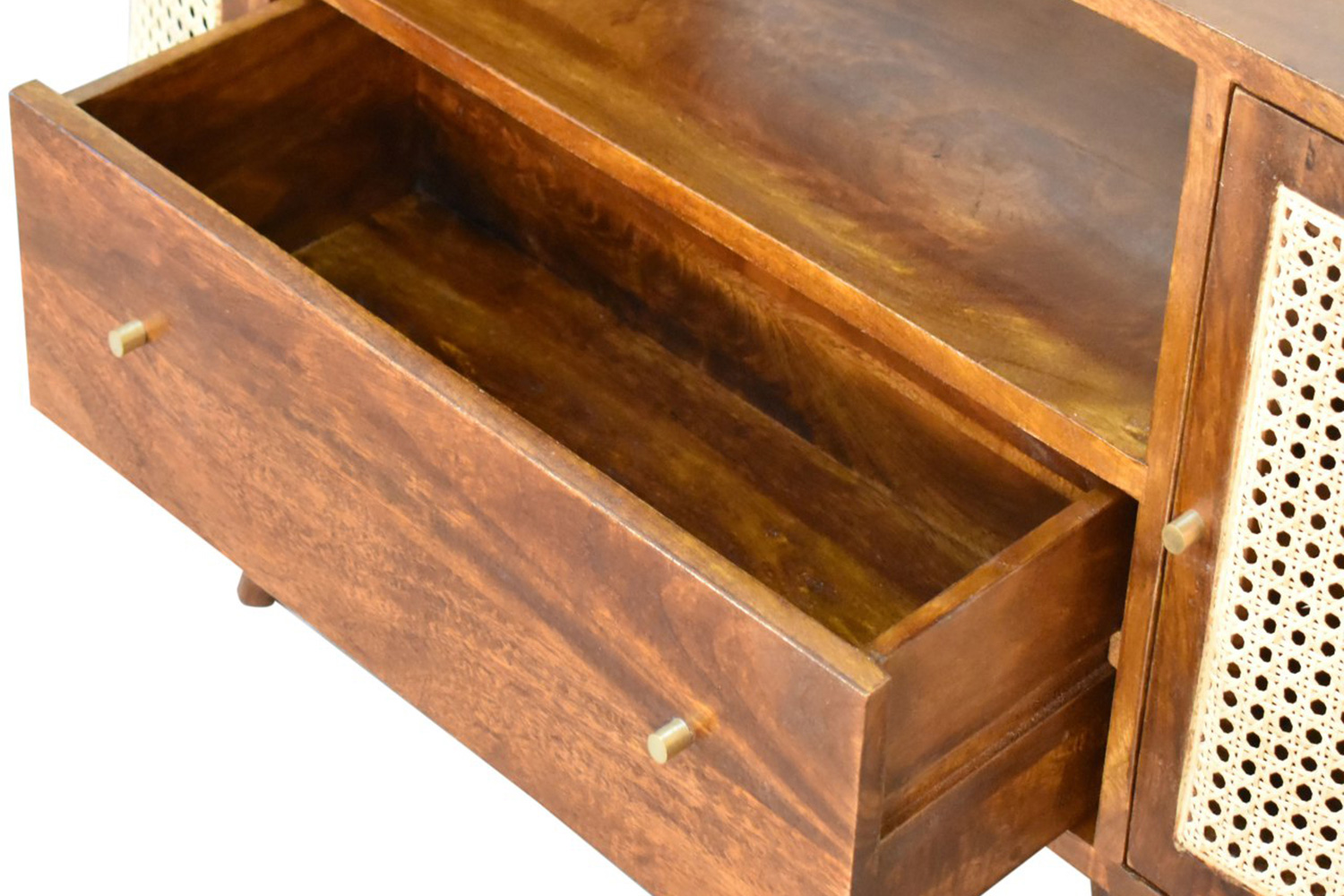 Artisan - Woven Media Unit in Chestnut