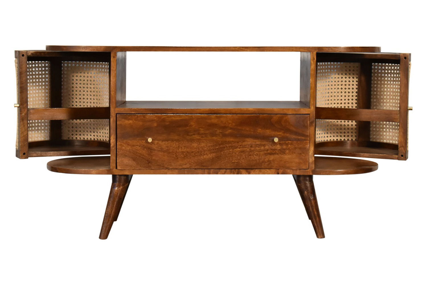 Artisan - Woven Media Unit in Chestnut