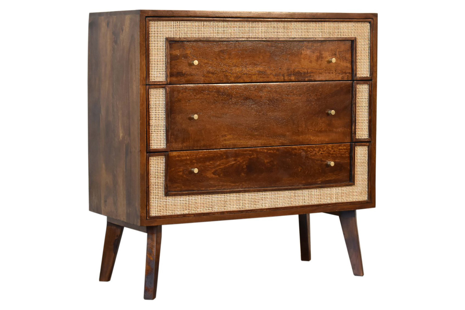 Artisan - Square Woven Chest in Chestnut