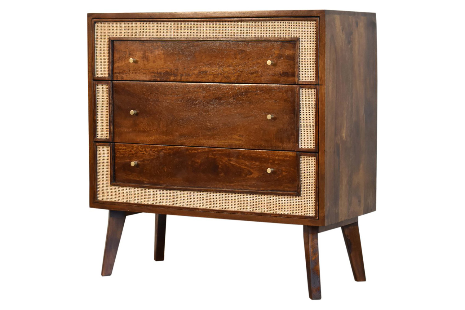 Artisan - Square Woven Chest in Chestnut